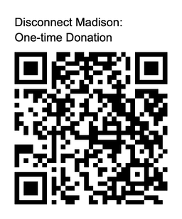 PayPal QR code for donating to Disconnect Madison